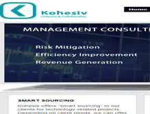 Tablet Screenshot of kohesiv.com